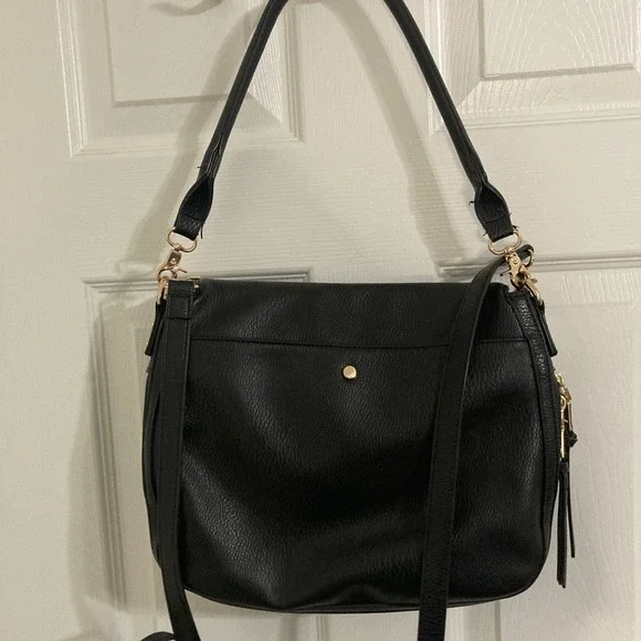 Poppy & Peonies Downtown Crossbody in black - Picture 5 of 12